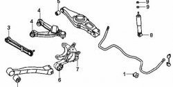 Схема задней подвески паджеро 4